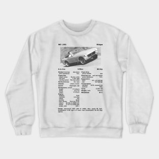 MG MIDGET - technical data Crewneck Sweatshirt